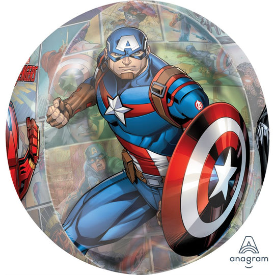 Ballon Mylar à Thème Avengers Orbz - Décoration de Fête d'Anniversaire Parfaite avec Flottaison Supérieure