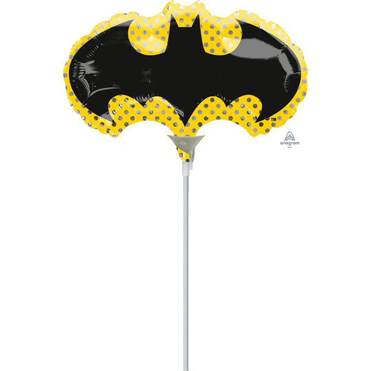 Batman-Themed Mini Shape Foil Balloon - Perfect Party Decor with Superior Float!