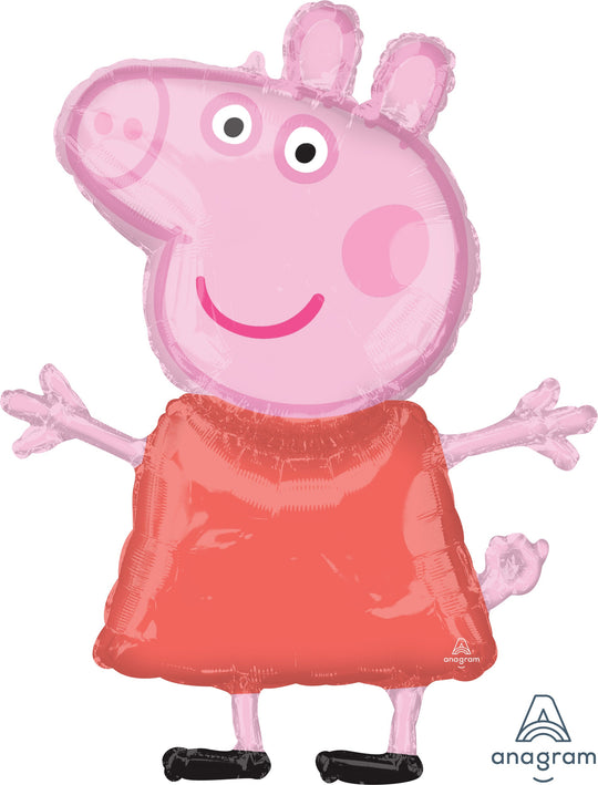 Peppa Pig SuperShape Foil Balloon - Ultimate Party Decor with Unbeatable Float Time