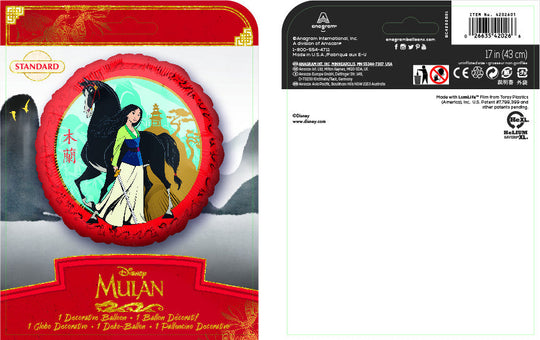 Mulan Foil Balloon: Create Epic Birthday Parties with Superior Float Time