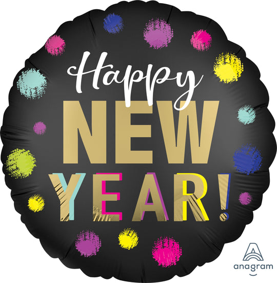 Stellar New Year Foil Balloon - Perfect Decor With Unmatched Float Time