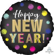 Stellar New Year Foil Balloon - Perfect Decor With Unmatched Float Time