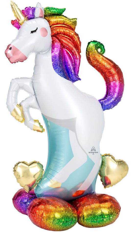 Ballon Géant Thème Licorne Enchantée - Décor de Fête Idéal avec Flottaison Prolongée