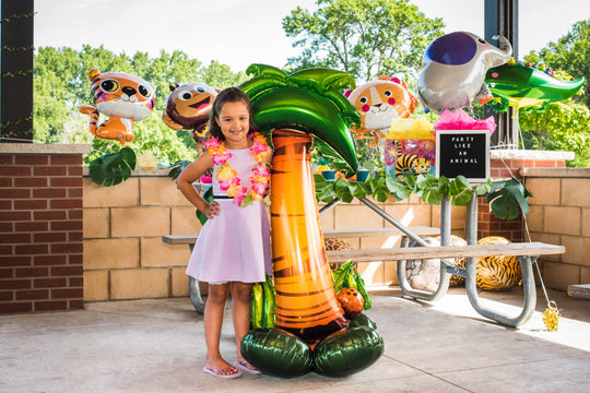 56-Inch Giant Tropical Party Balloon - Perfect Decoration with Superior Float Time!