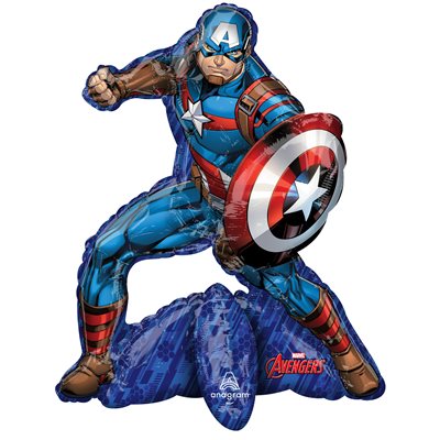 Avengers-Themed Giant Foil Balloon - Perfect Party Decor, Superior Float-Time!