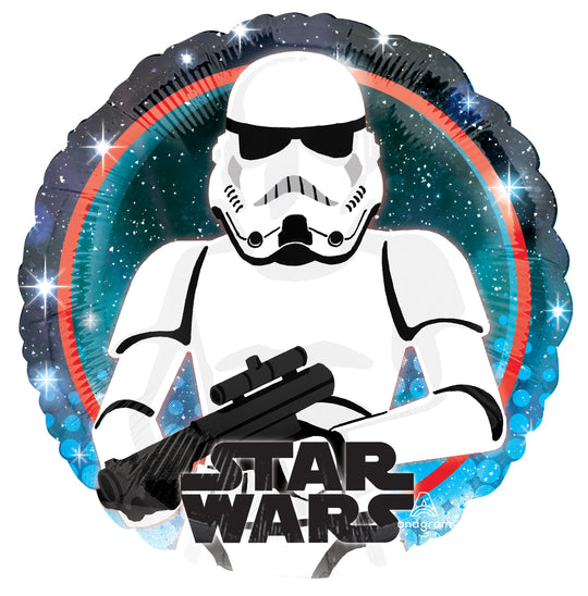 Exclusive Star Wars Stormtrooper Foil Balloon - Make Your Party Galactic!