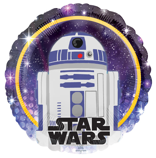 Star Wars Galaxy R2-D2 Foil Balloon - Superior Long-Lasting, Perfect Party Decor!