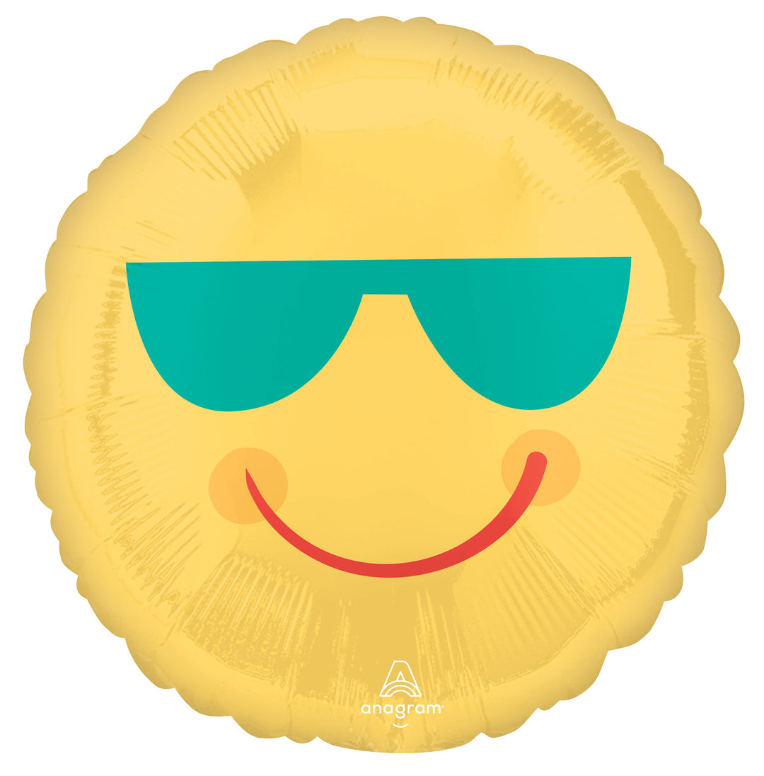 Super-Long-Float Yellow Smiles Foil Balloon - Perfect Birthday Party Decoration, Fun Unisex HX Collection