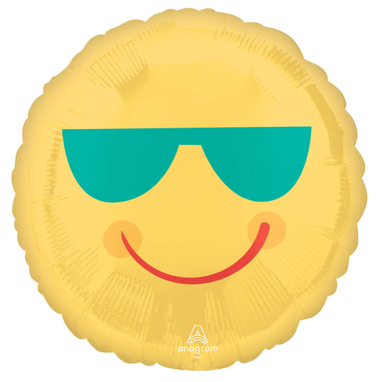 Super-Long-Float Yellow Smiles Foil Balloon - Perfect Birthday Party Decoration, Fun Unisex HX Collection