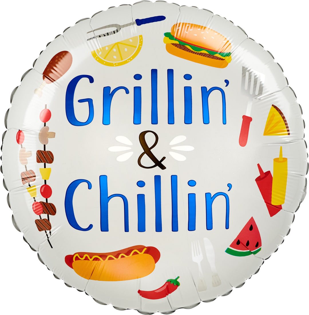 Summer Grilln' Superior Foil Balloon - Perfect Party Decoration, Long Lasting Float