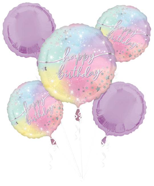 Luminous Birthday Foil Balloon, Long-Lasting Self-Sealing Party Decor