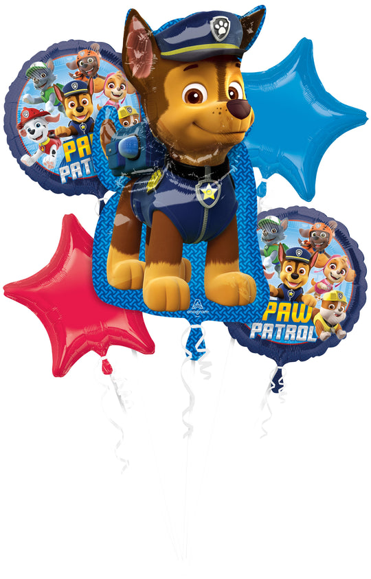 Prêt-à-fêter Paw Patrol : Ensemble de Ballons Skye & Mylar Chase - Fun Ultime!