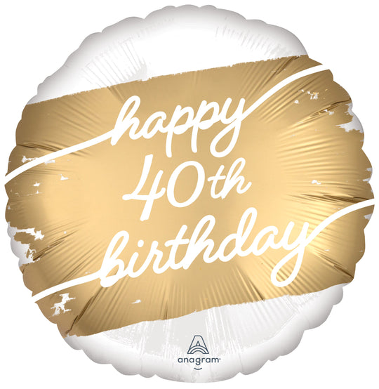 Unforgettable 40th Birthday Foil Balloon - Superior Float Time for Endless Fun