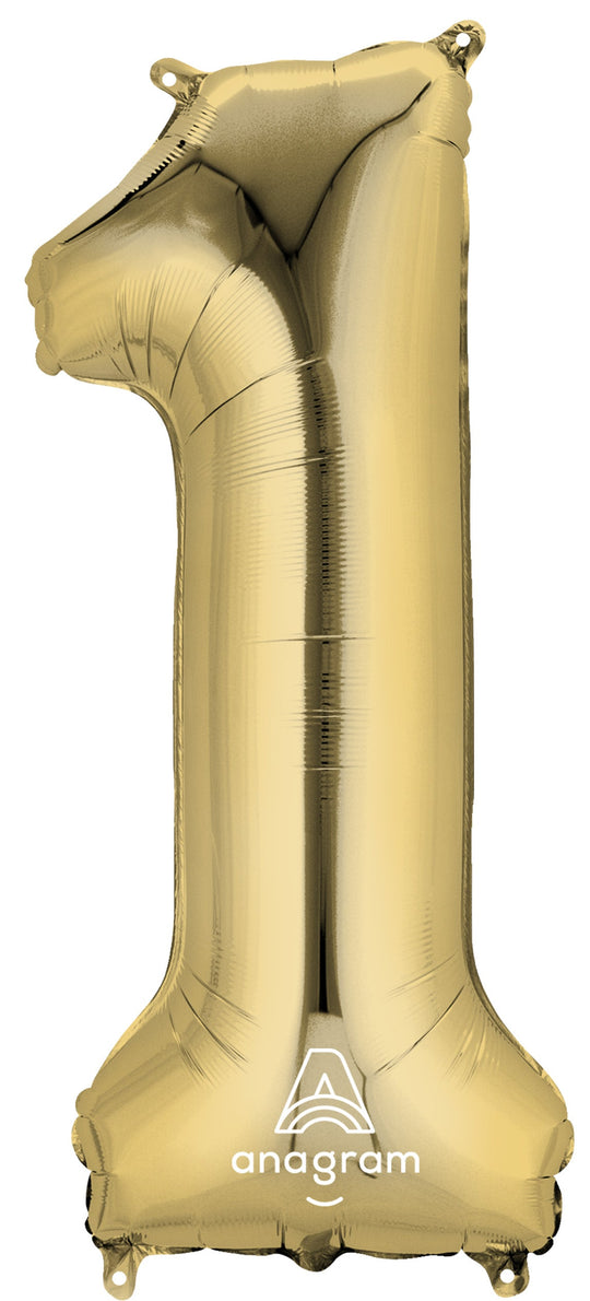 SuperShape Number 1 Foil Balloon: Achieve Perfect Party Decor with Extended Float Time