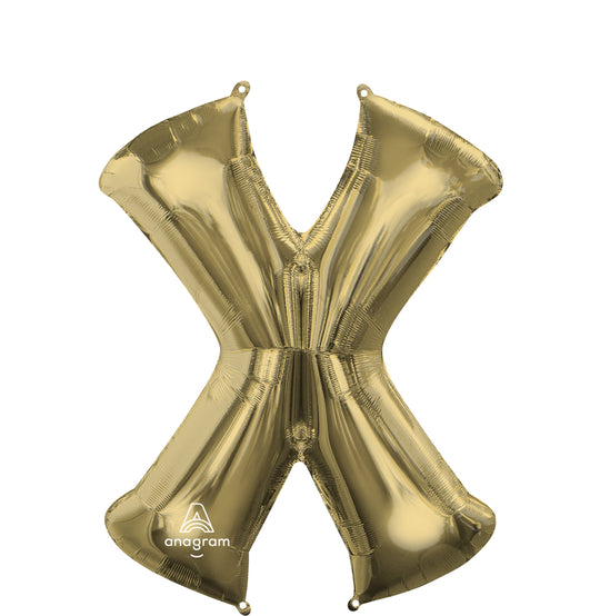 SuperShape Letter 'X' Foil Balloon - Superior Float Time, Perfect Party Decor