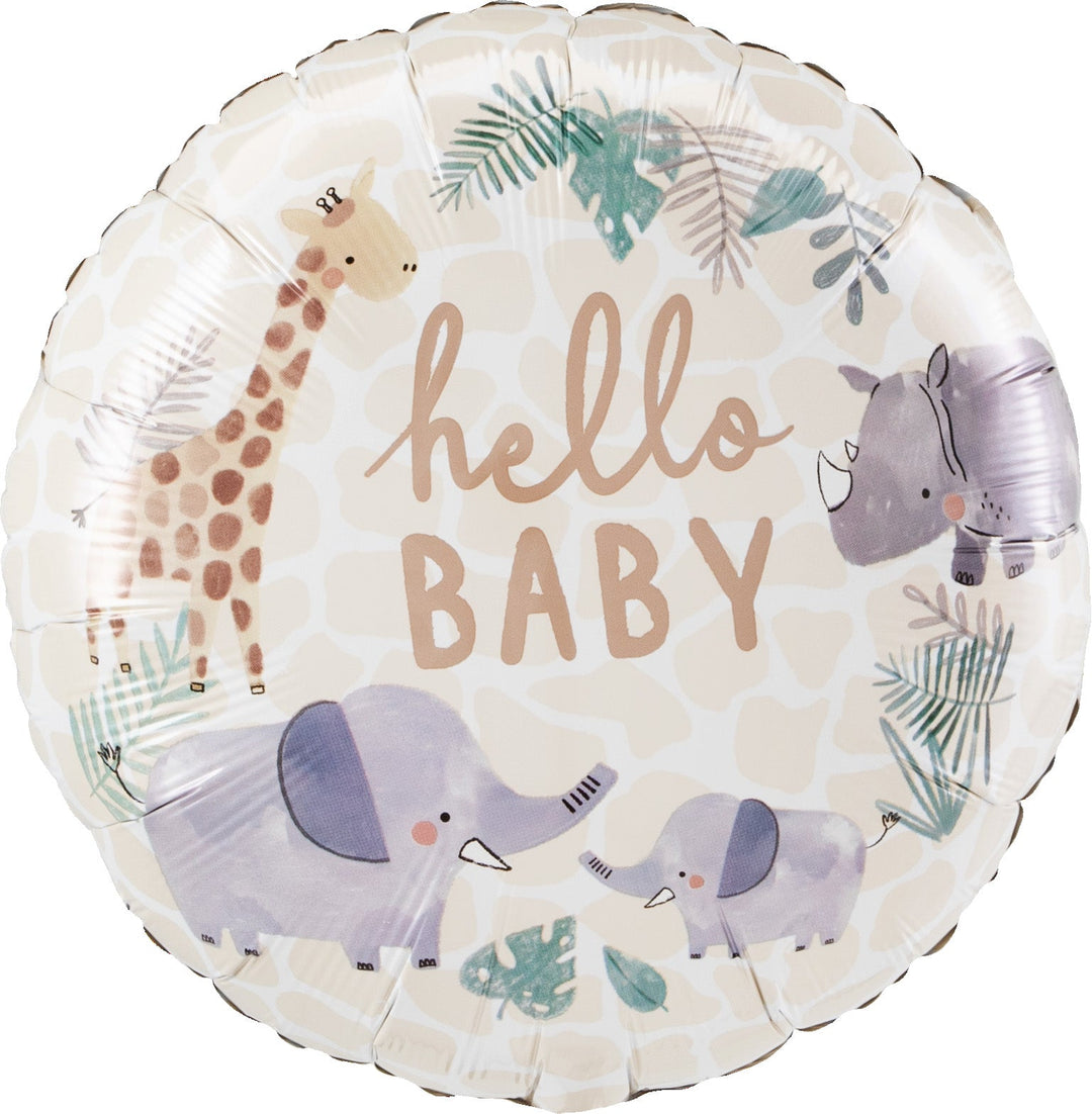 Soft Jungle Baby Foil Balloon - Superior Float Time, Ideal Birthday Party Decor