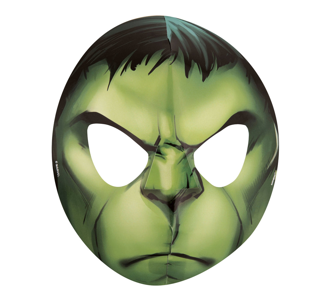 Superhero Showdown: Avengers Party Masks (Pack of 8)