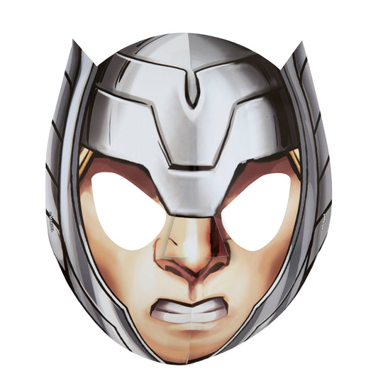 Superhero Showdown: Avengers Party Masks (Pack of 8)