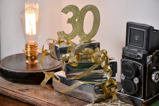Chic 80th Birthday Gold Decor Number - Elevate your Party Appeal & Add Class!