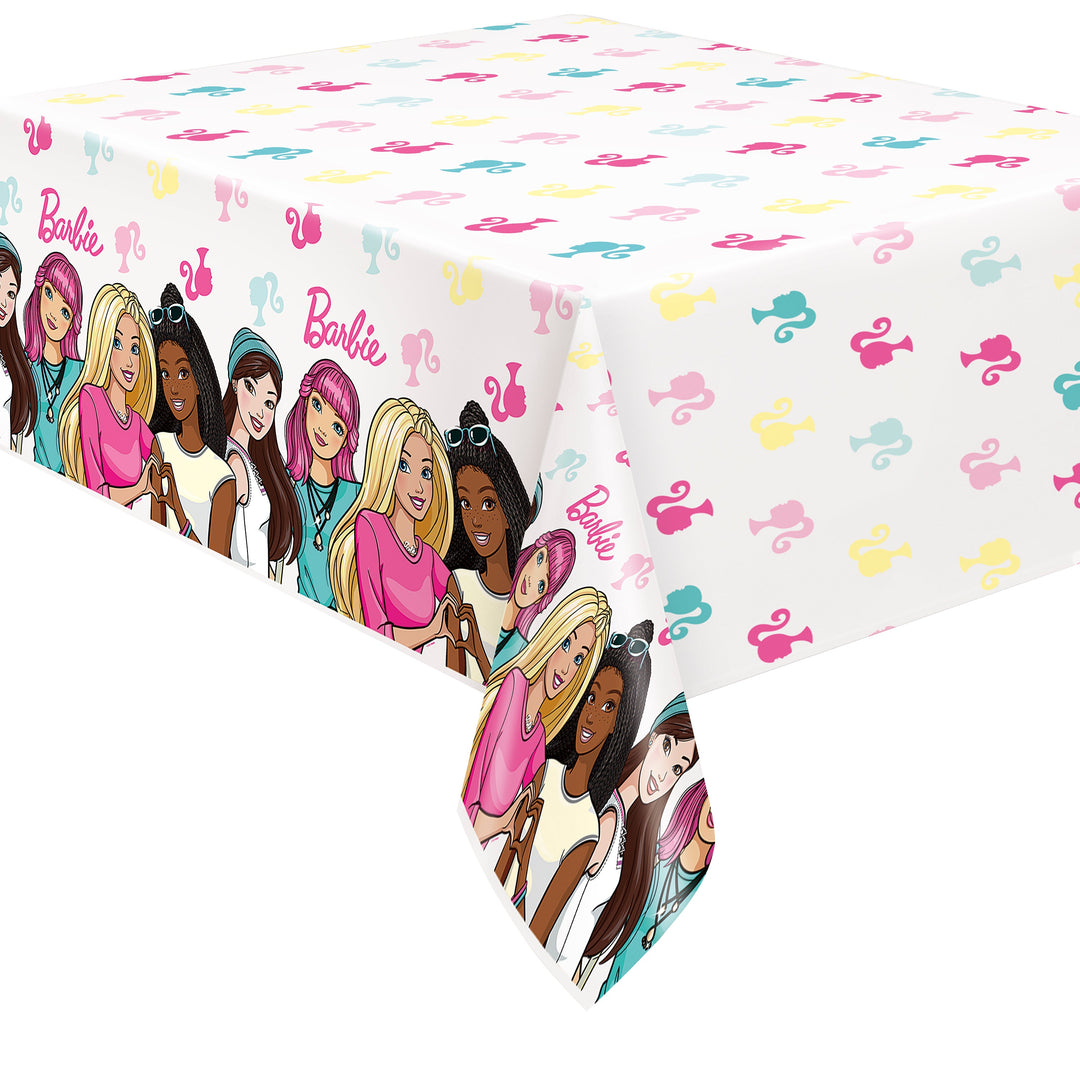 Barbie Birthday Bundle: Plates, Napkins & Tablecloth- All-in-One Party Solution, 33 Items!