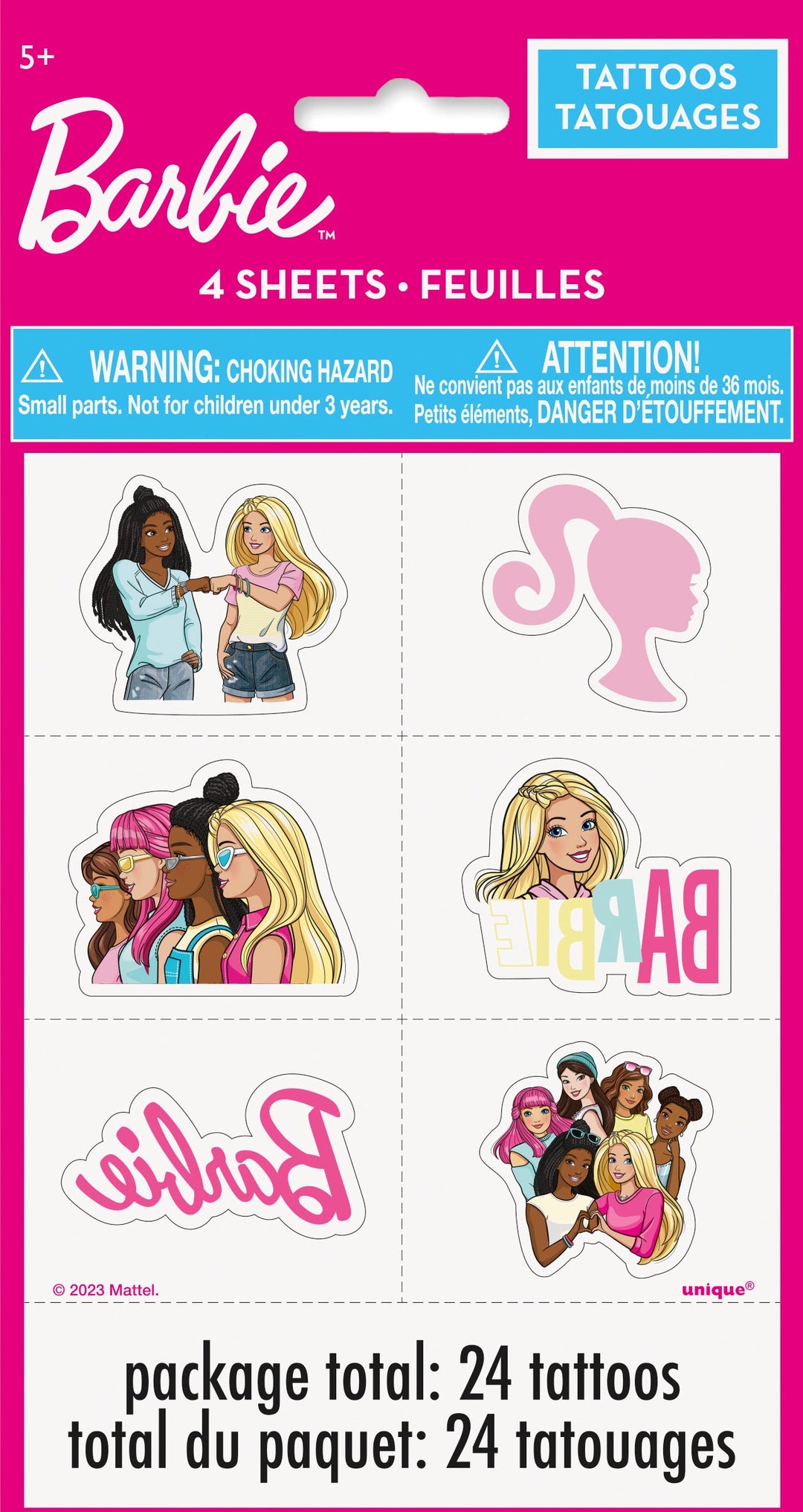 Barbie Party Bundle: Tattoos & Stickers for Unforgettable Fun!