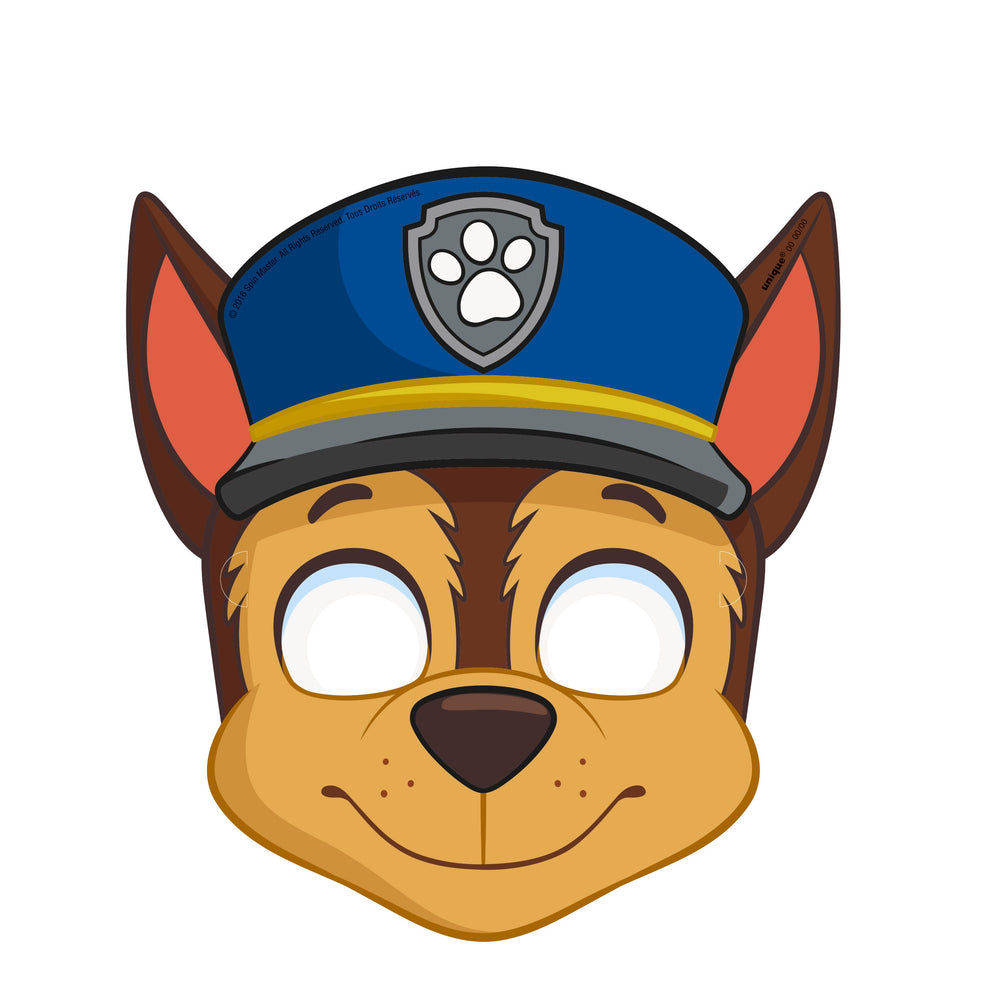 Paw Patrol Party Frenzy: Ultimate Pup Adventure Masks (Pack of 8)