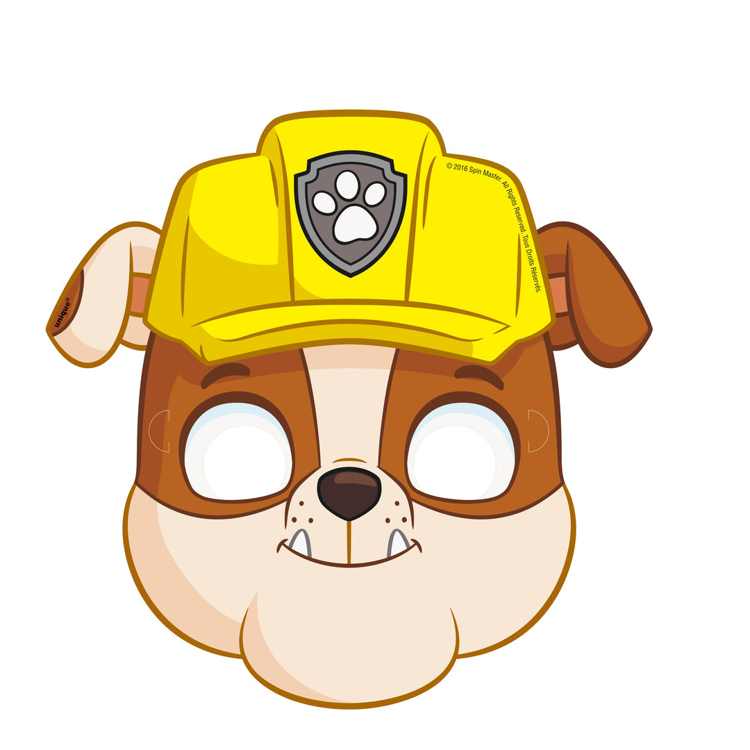 Paw Patrol Party Frenzy: Ultimate Pup Adventure Masks (Pack of 8)