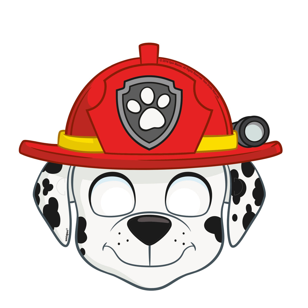 Paw Patrol Party Frenzy: Ultimate Pup Adventure Masks (Pack of 8)