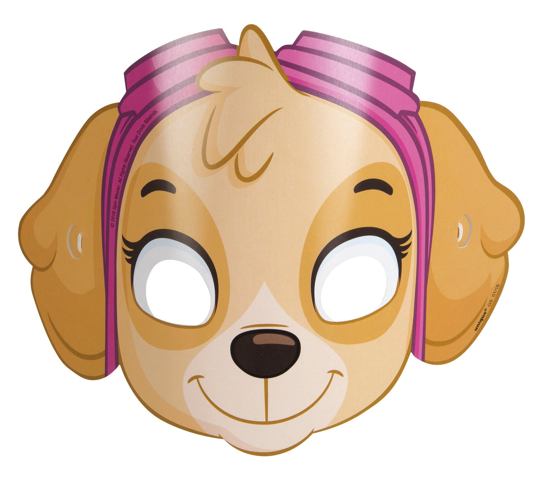 Paw Patrol Party Frenzy: Ultimate Pup Adventure Masks (Pack of 8)