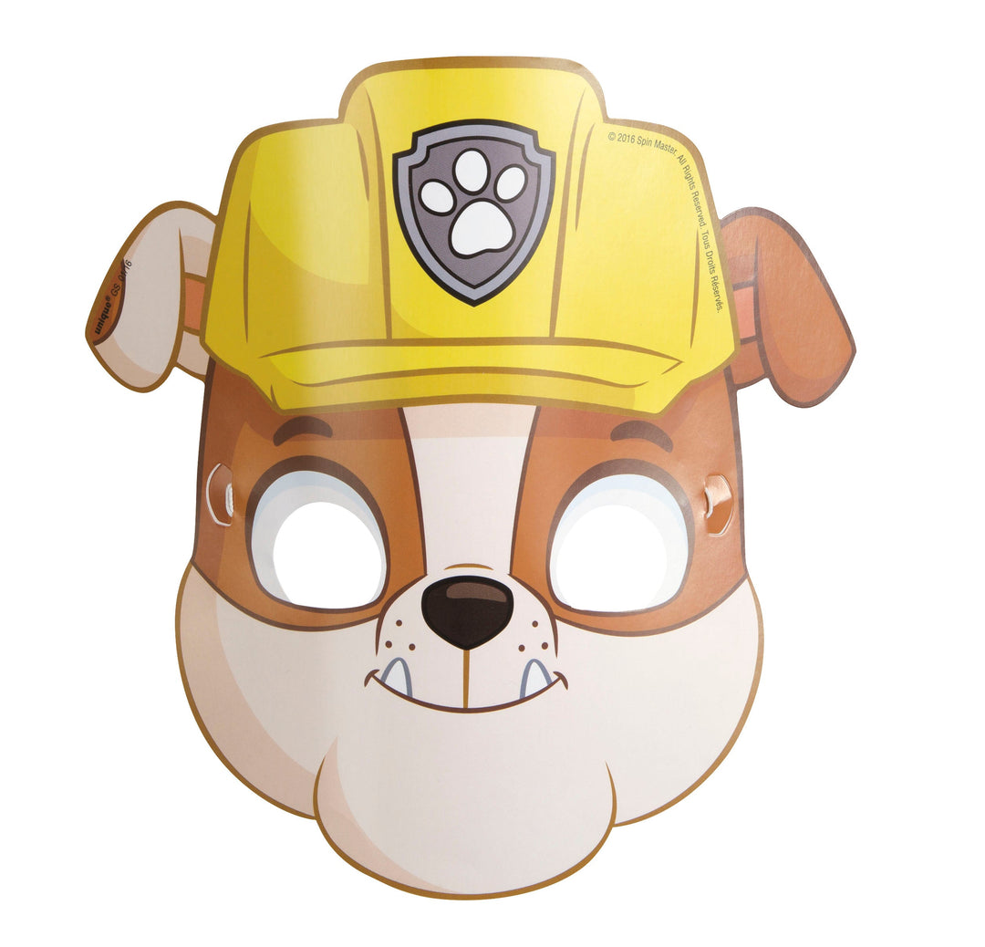 Paw Patrol Party Frenzy: Ultimate Pup Adventure Masks (Pack of 8)