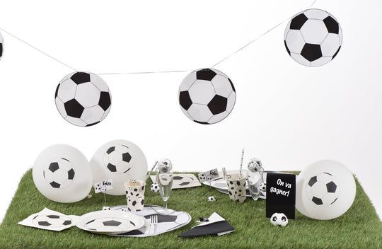 Elevate Your Game: Stylish Soccer-Themed Banner for Trendsetting Celebrations