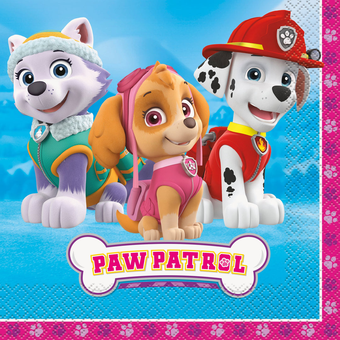 Skye Paw Patrol Party Kit: Complete Tableware Bundle, Endless Fun for 8 Guests!