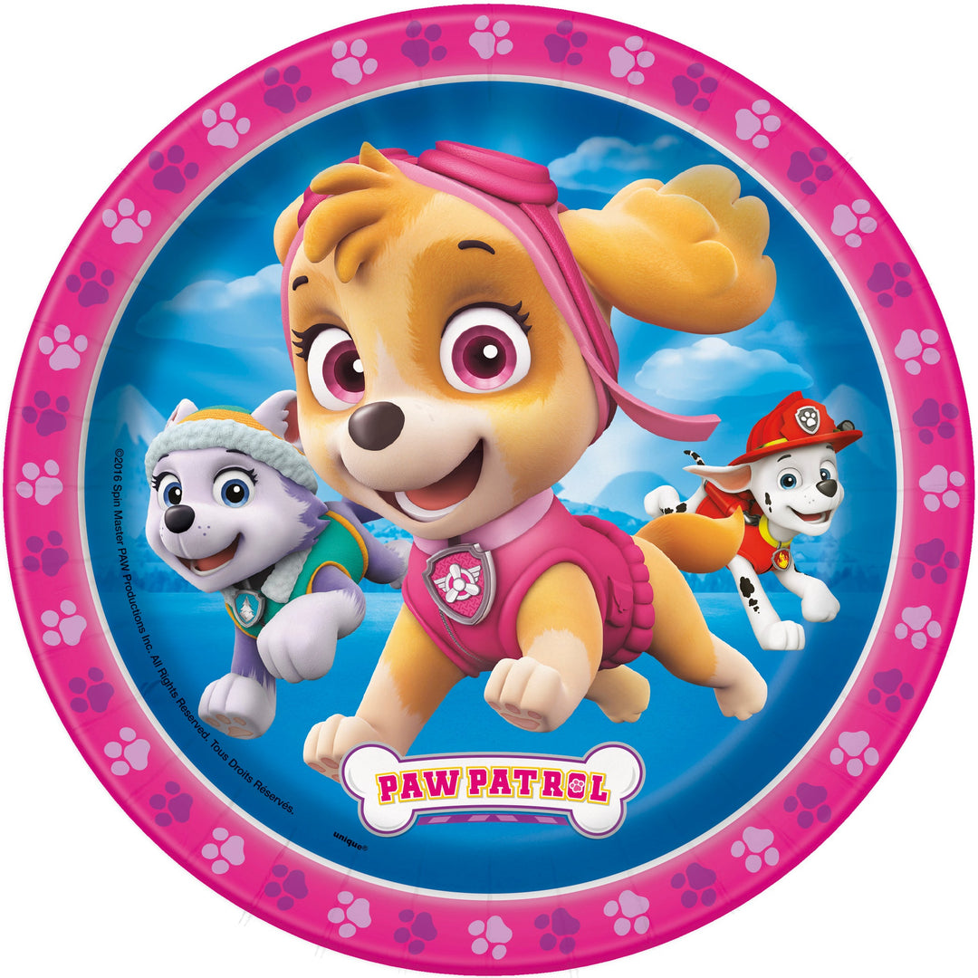 Prêt-à-Fêter Ultime Skye Paw Patrol - Ensemble complet pour 8 invités!