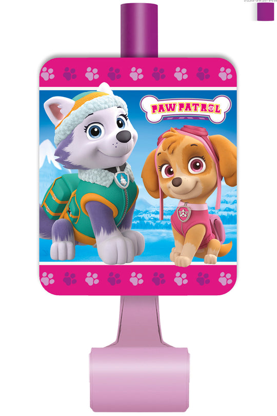 Skye Paw Patrol Themed Blowouts - Easy Setup Party Fun, Pack of 8, Budget-friendly