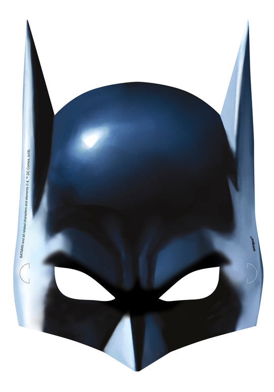 Gotham's Hero: Batman Adventure Masks (Pack of 8)