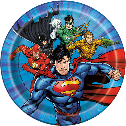 Unleash Superhero Power with Justice League Dessert Plates: Sweet Victories for an Epic Celebration!