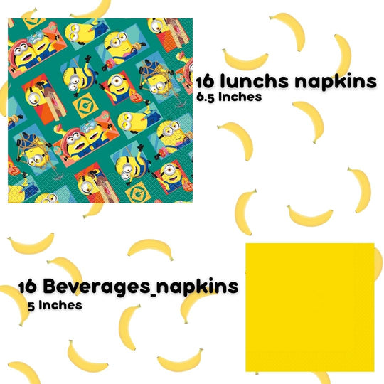 Despicable Me Party Supplies Bundle - Ultimate Fun for Birthdays!