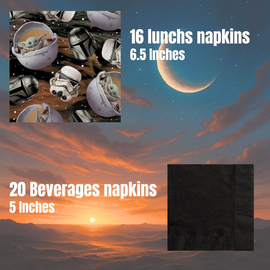 Mandalorian Party Bundle: Complete Supplies for Unforgettable Fun!