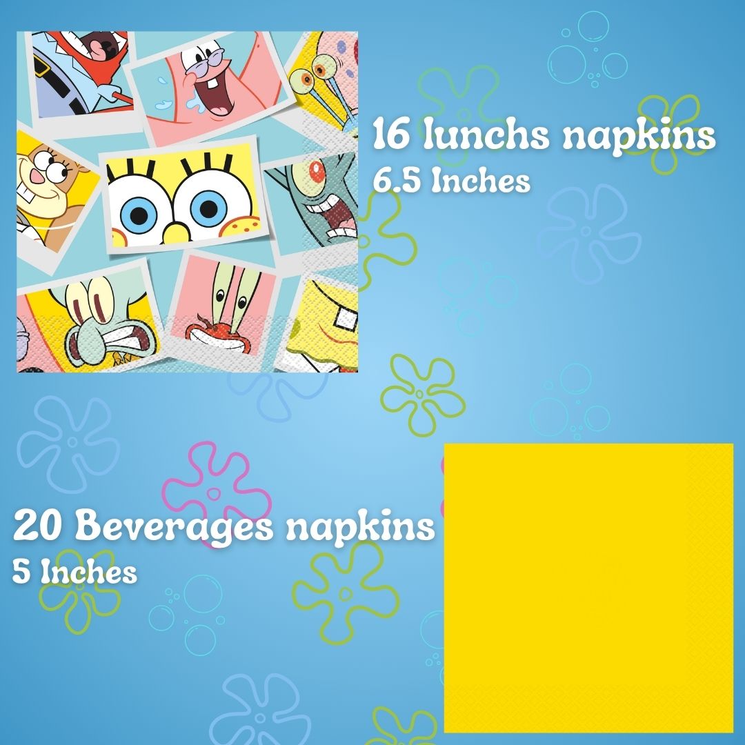 SpongeBob Party Bundle: 85 Official Supplies for Effortless Fun!