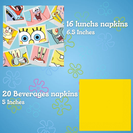 SpongeBob Party Bundle: 85 Official Supplies for Effortless Fun!