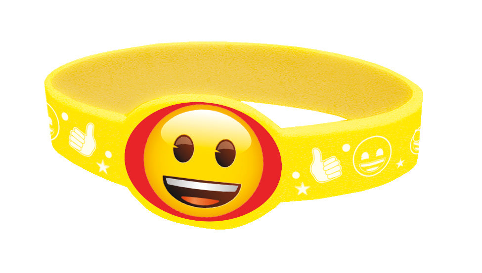 Emoji Expressions Bracelets (4-pack) - Wear Your Mood with a Wink and a Smile!