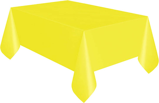 Sunflower Yellow Birthday Tablecloth, Easy Setup, Party Ready Pack