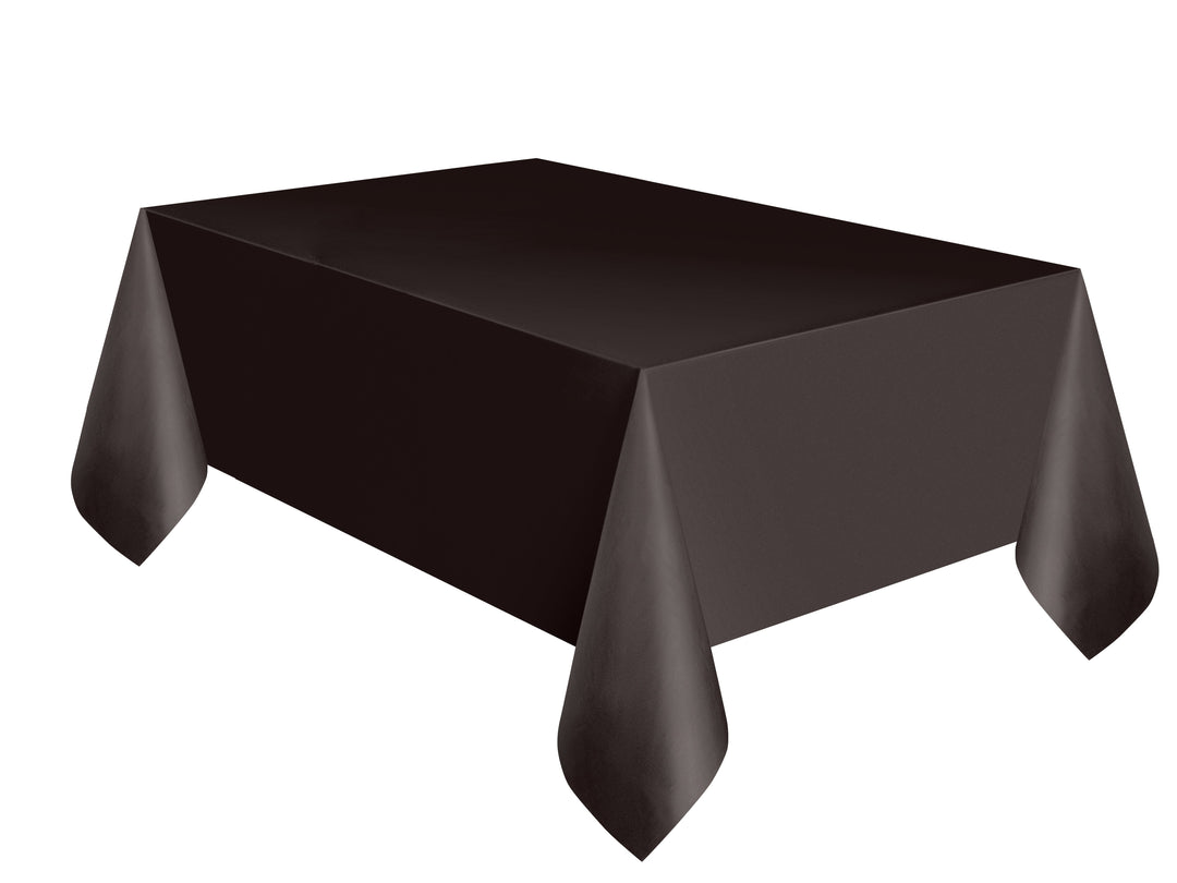 Elegant Black Solid Tablecloth - Affordable Stylish Party Essential