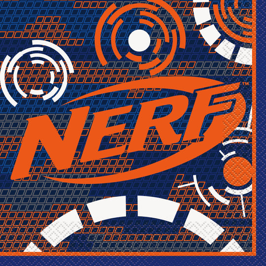 Nerf Themed Party Supplies Bundle - Ultimate Fun Pack For 16 Children