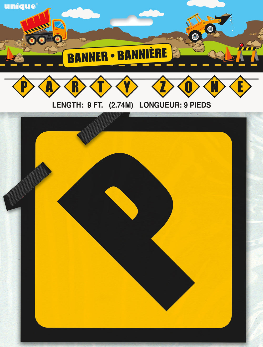Affordable Construction Party Banner - Easy Setup, Perfect for Birthdays & Anniversaries