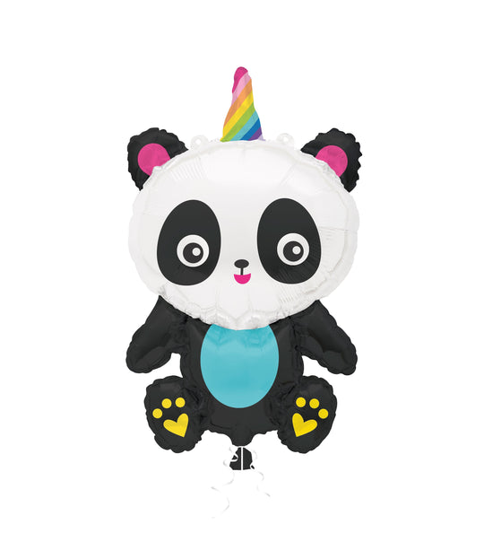 Ballon Mylar Panda de 74 cm - Décoration de Fête Eblouissante avec Flottaison Inégalée