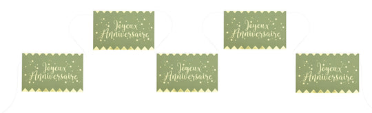 Elegant Birthday Banner for Parties | Stylish Anniversary Decor