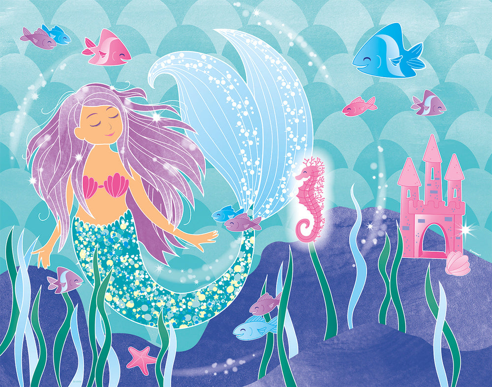 Mermaid Party Supplies - Easy Setup for Birthday & Anniversary Celebrations - Coordinated Themes at Affordable Pricing - Perfect for Stress-Free Planning - Pack of 1