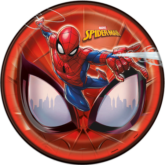 Partez à l'aventure avec les Assiettes Repas Rondes Spider-Man : Une Fête Remplie d'Action !