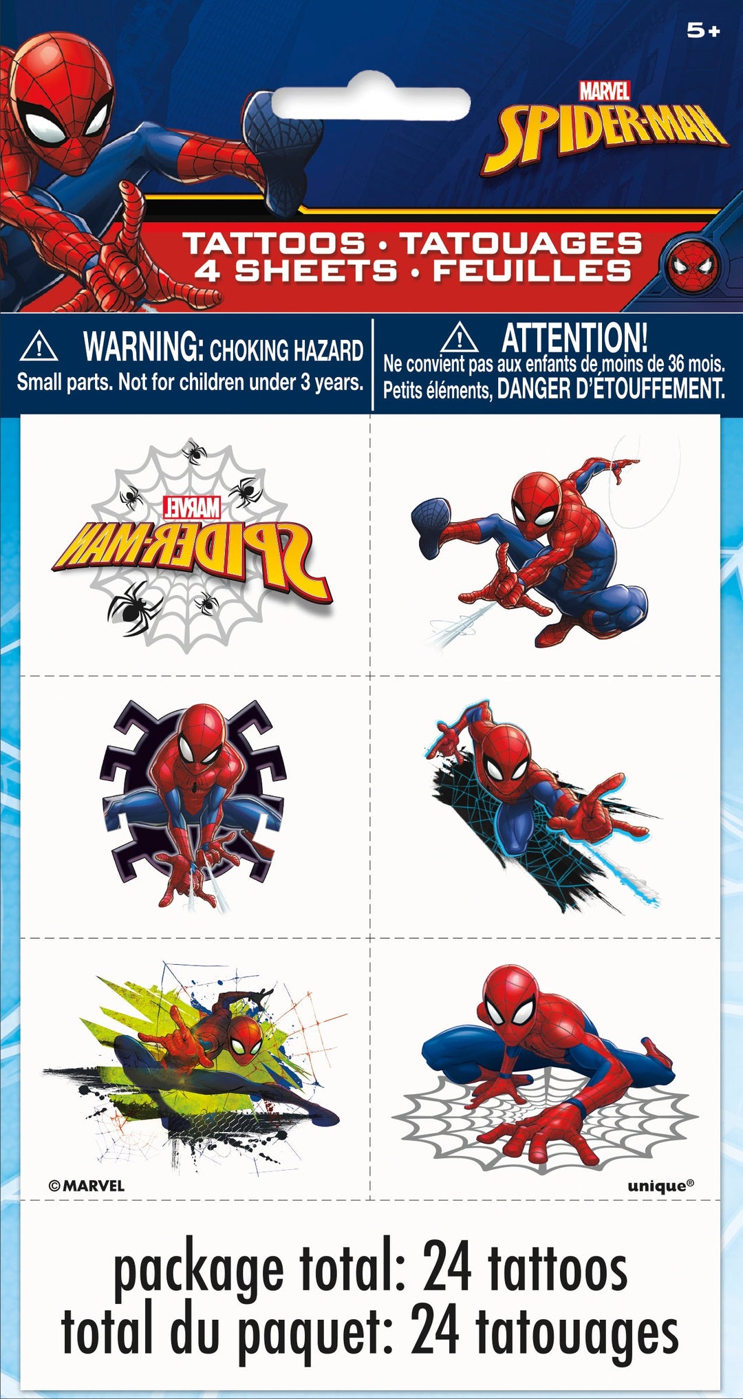 Kit Spiderman Complet - Pour 8, Plaisir Ultime Tout-en-Un, Licence Officielle